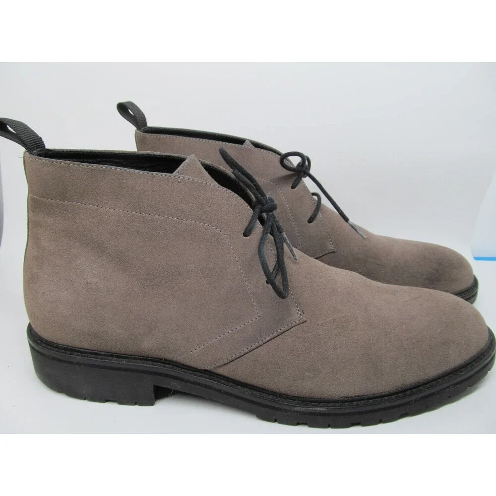 Calvin Klein Men's Ultan Calf Suede Leather Chukka Boots Size 13